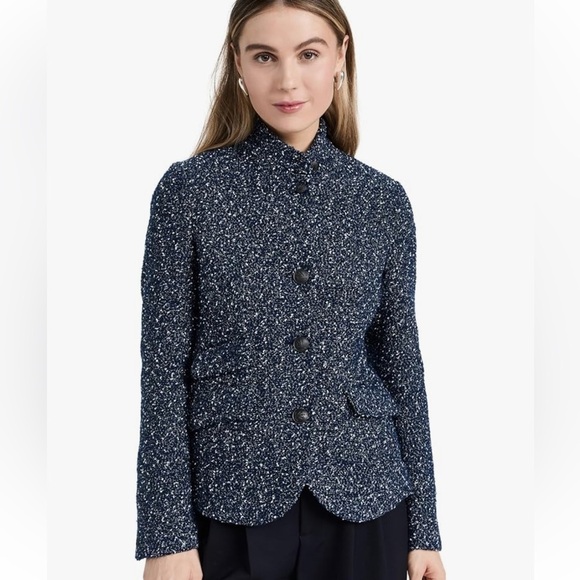 rag & bone Jackets & Blazers - NWT rag & bone Slade Wool Tweed Blazer in Navy
